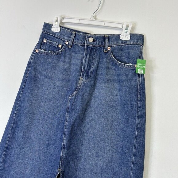 NEW Gap Denim Maxi Skirt Womens Size 28 - Picture 4 of 10
